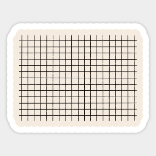 Grid Design Sticker